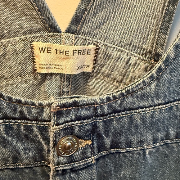 NWT We The Free Blue Denim Skirtall - Picture 5 of 9